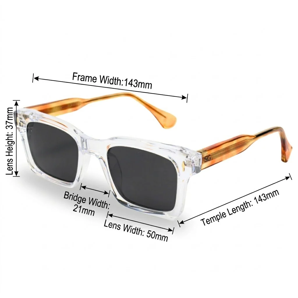 Atmos [Transparent Brown] Sunglasses - Image 6