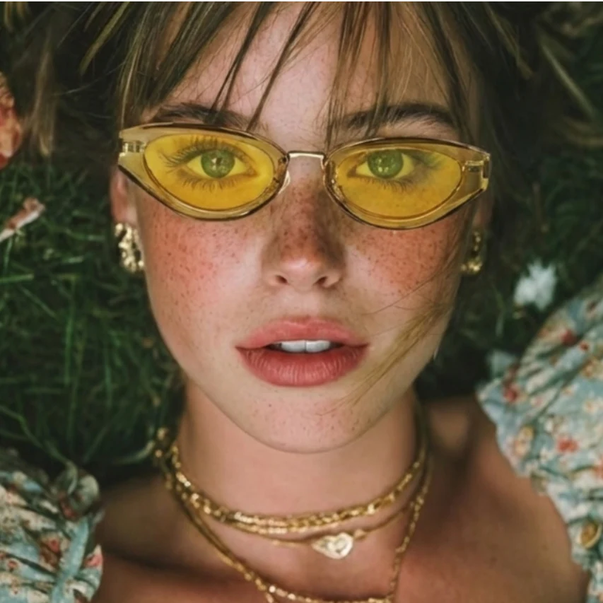 Aurora Yellow Sunglasses - Image 2