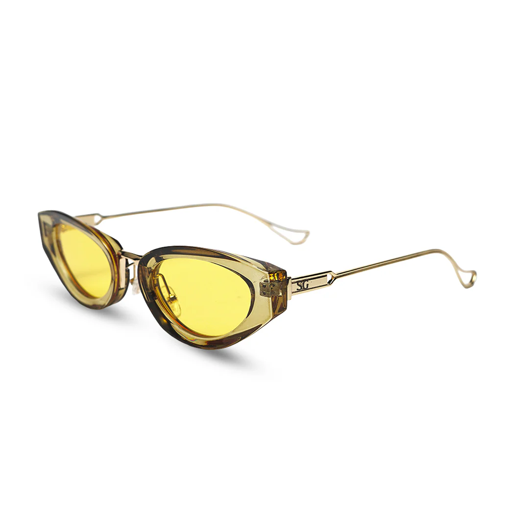 Aurora Yellow Sunglasses - Image 3