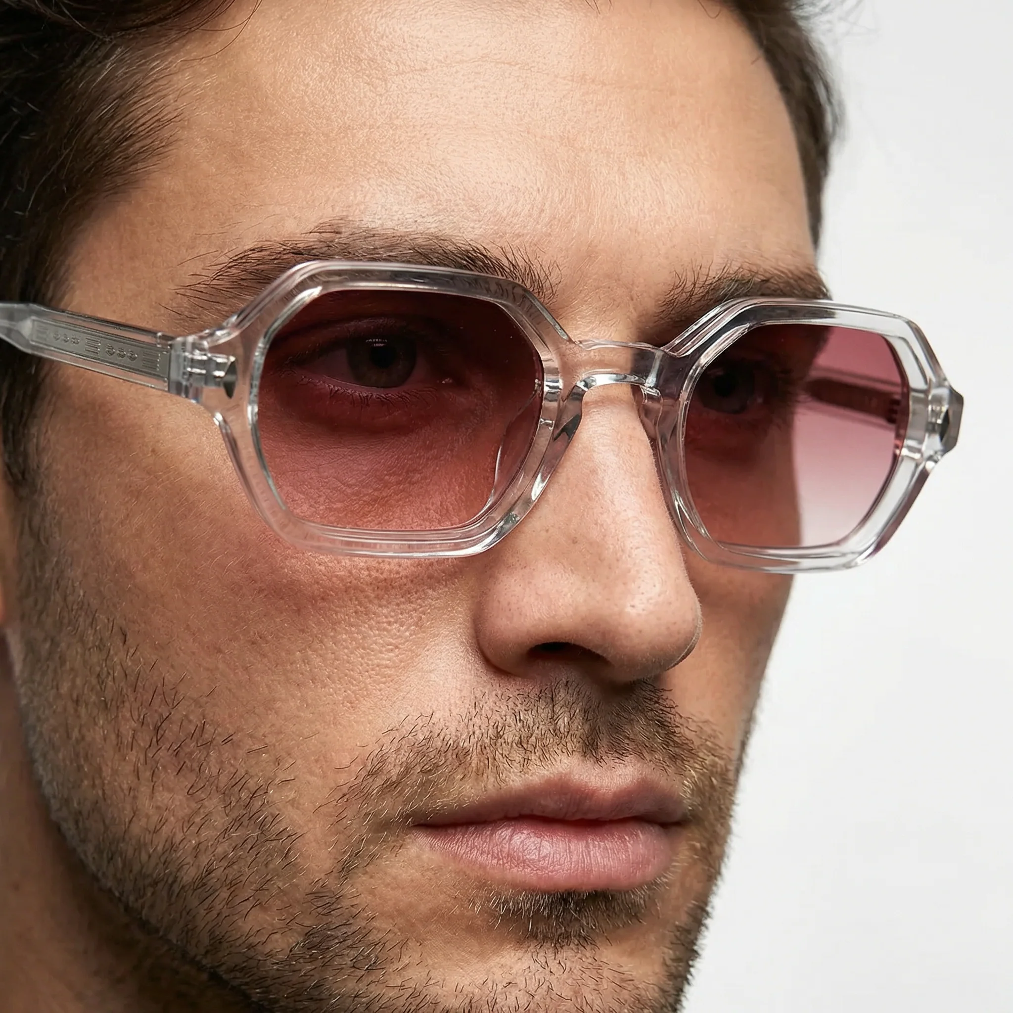 Clint Transparent Sunglasses - Image 2