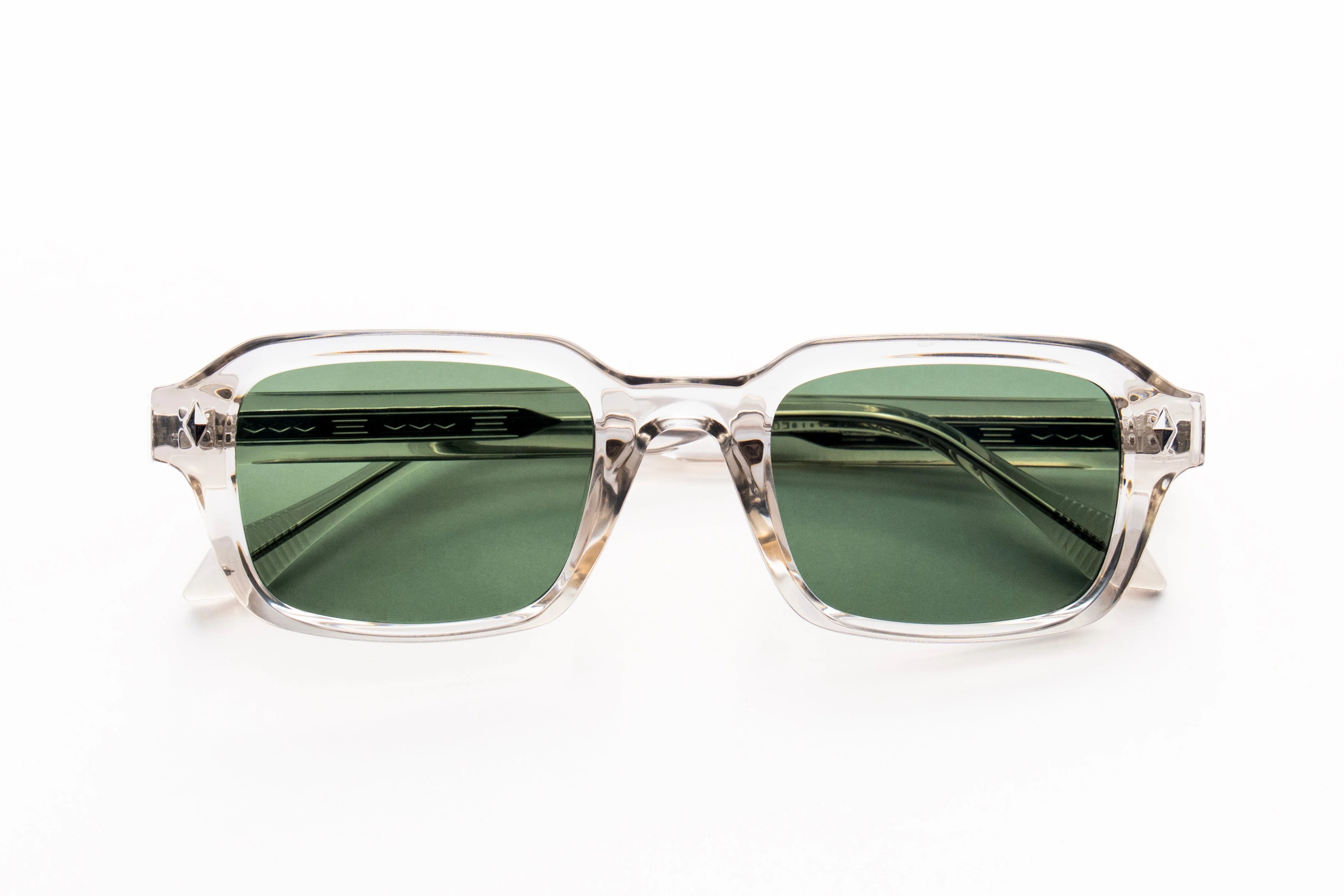 Dom [Transparent Green] Sunglasses - Image 3