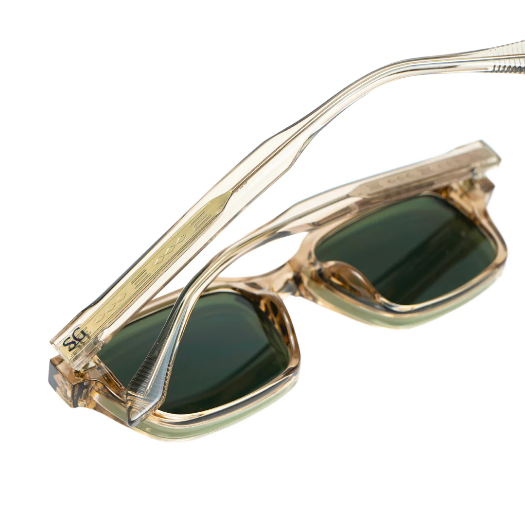 Dom [Transparent Green] Sunglasses - Image 9