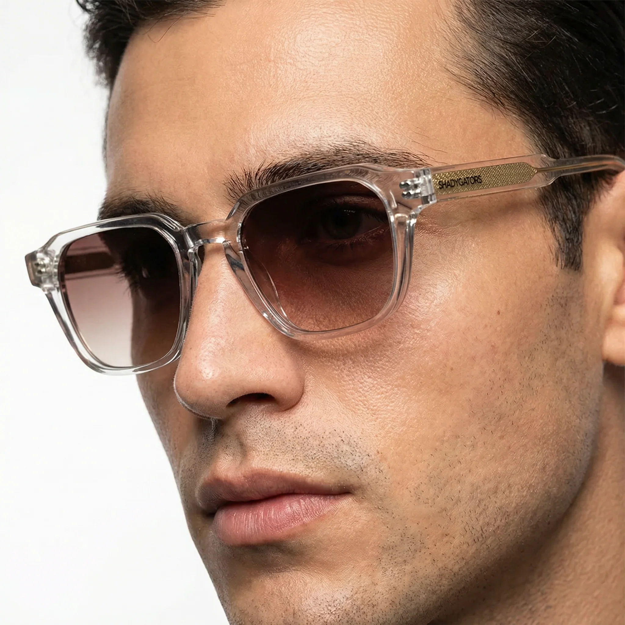 Hank Transparent Sunglasses - Image 4