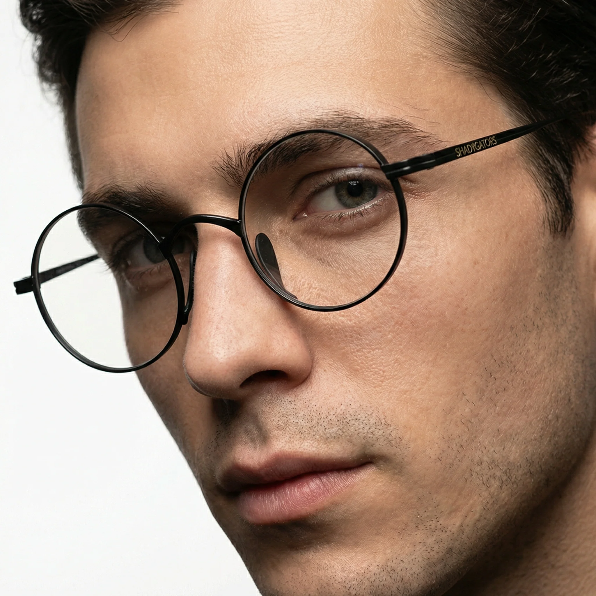 Oxford Black Titanium Eyewear - Image 2