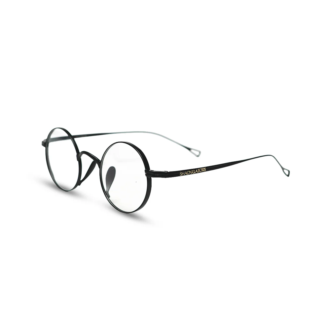 Oxford Black Titanium Eyewear - Image 3