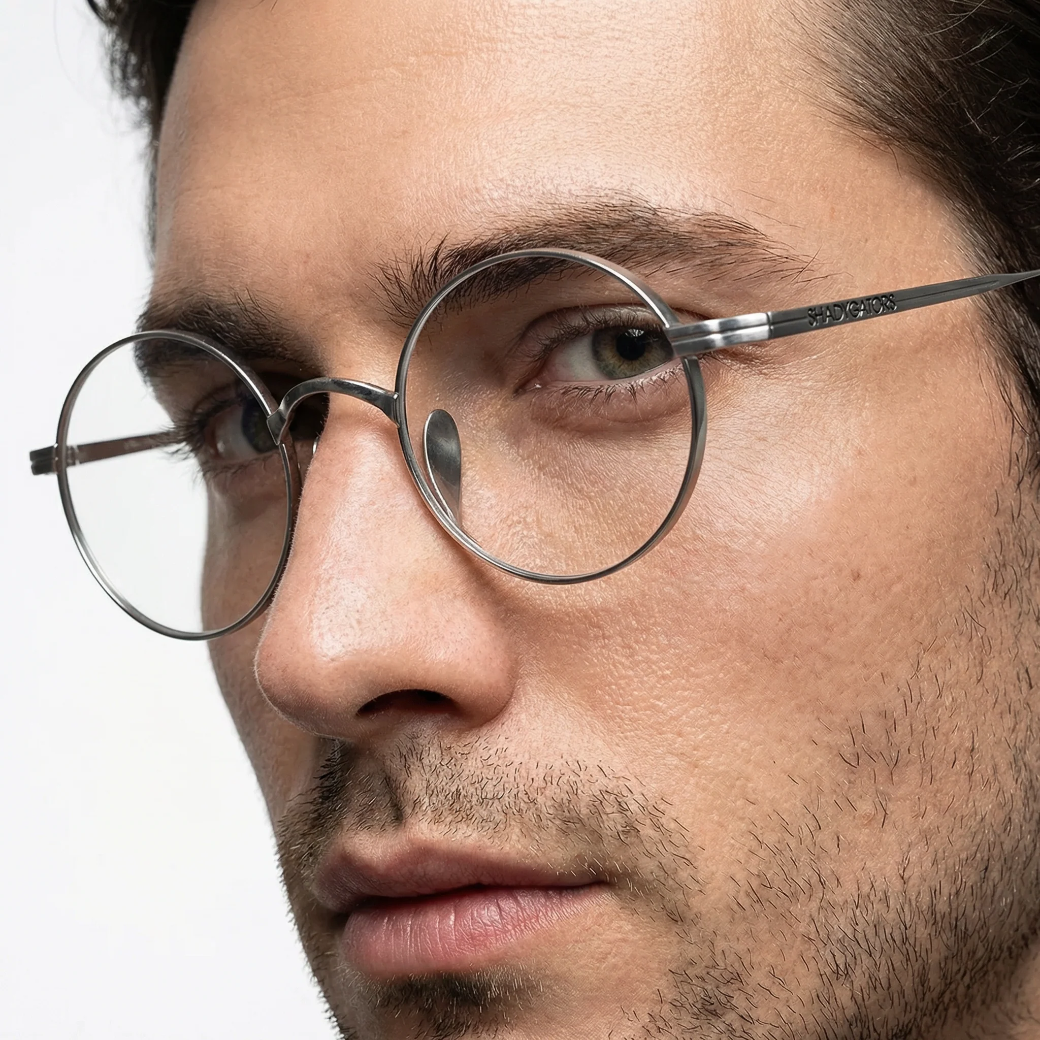 Oxford Silver Titanium Eyewear - Image 2