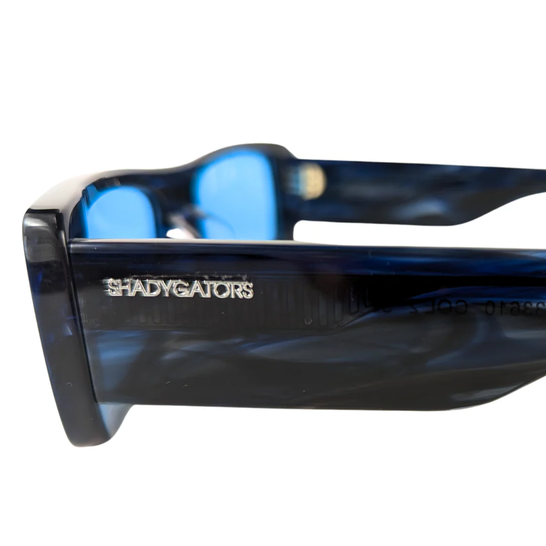 Sapphire Acetate Sunglasses - Image 4